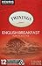 Twinings Tea English Breakfast Tea K-Cups, 12 ct