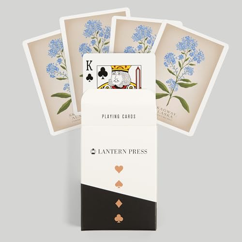 Baraja de Poker Skagway Alaska Vintage Flora 52 cartas miniatura 6
