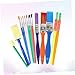 Tofficu 15pcs Boys and Girls Paint Brush Washable Acrylic Paint Brushes for Boy Girl Early Education Toys Creative Sponge Painting Tools Multi-Function Art Supplies Random Color