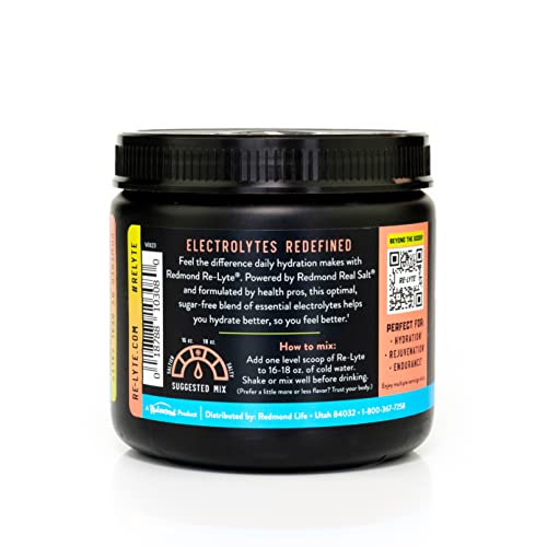 Image of REDMOND Re-Lyte Electrolyte Powder, No Added Sugar (Watermelon Lime) | No Added Sugar, Hydration