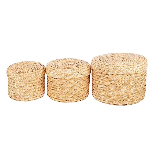 Paniers de rangement polyvalents et empilables avec couvercles - 2
