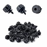 RIEGOPRO Tropfer, regulierbar, 0-120 l/h für Tropfbewässerung, Anti-Verstopfung und hohe Kalkbeständigkeit, ideal für Garten und Gemüsegarten, Beutel mit 25 Stück