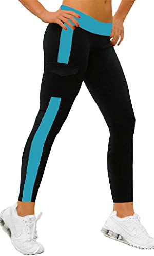 4HOW Women's Tights Capris Workout Ankle Length Legging