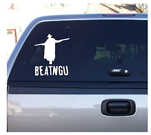 Jeepers Creepers Beatngu Halloween Horror White Vinyl Decal Bumper Computer Sticker Cling Scary Halloween