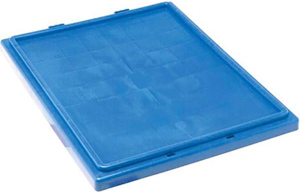 Global Industrial 5268618 Lid LID241 for Stack & Nest Storage Container Blue - SNT240