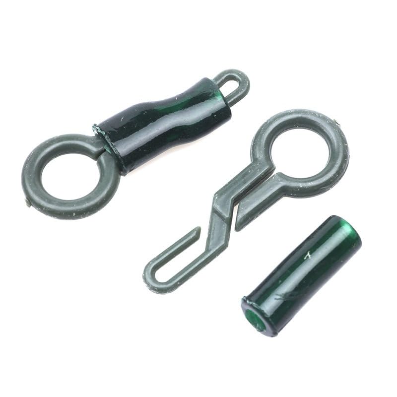Set de 30 clips de plomo para pesca con tubo miniatura 7