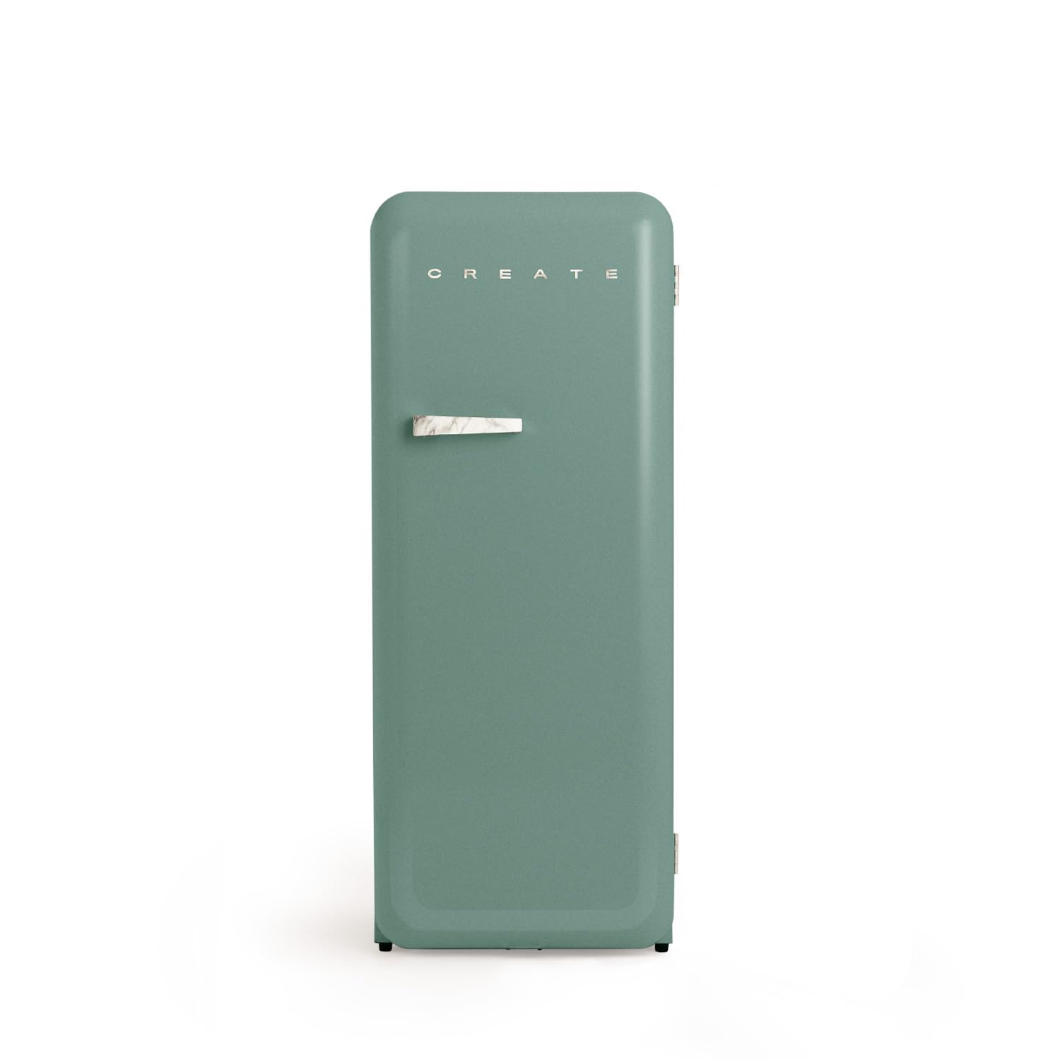 CREATE / RETRO FRIDGE 150 TERRACOTA/Frigorífico blanco roto maneta terracota con congelador 281L / 102W. bajo consumo. 150cm. 3 estantes. regulador temperatura. botellero. 60x60x150cm — view 33
