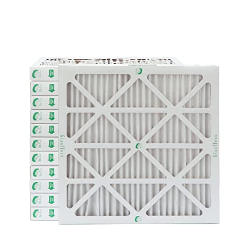 Glasfloss Zl 20X20X2 Merv 10 Ac & Furnace Filters. 12 Pack. Actual Size: 19-1/2 X 19-1/2 X 1-3/4 #TOP1