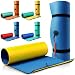 SOWKT 18 x 6 Feet Floating Water Mat - Floating Island for Lakes or Pools - Giant Pool Float Holds up to 8 Adults or 20 Kids. (Blue/Black/Yellow)