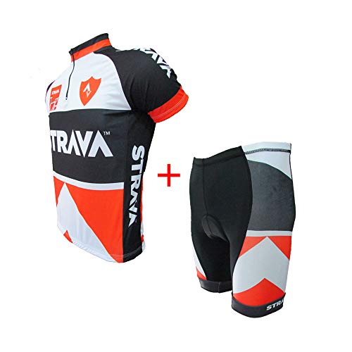 CONJUNTO CICLISMO MASCULINO FIT STRAVA P