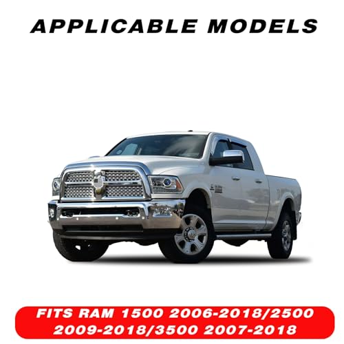 Image of Glossy Black American Flag Emblem Fits for RAM Front Grille Emblem Replacement Compatible Models /1500 2006-2018 /2500 2009-2018 /3500 2007-2018 (Silver)