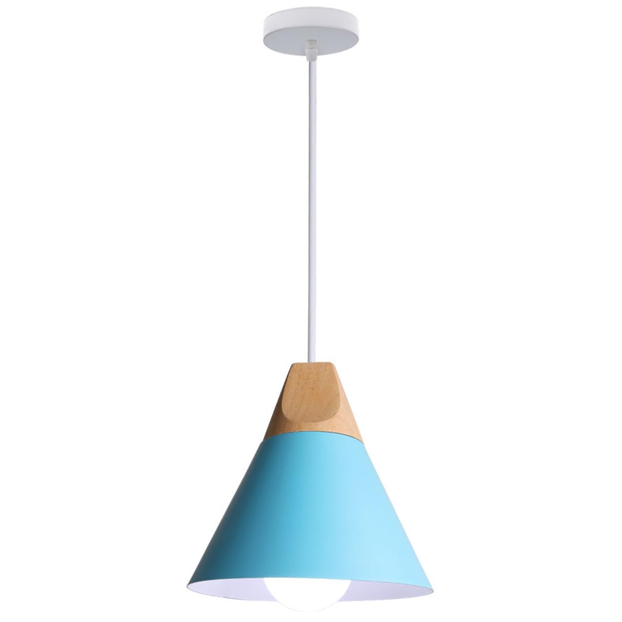 YGZPALH Modern Danish Style Metal Pendant Light for Children's Room Small Lamps Scandinavian Style Bedside Chandelier Macaron Simple Hanging Light for Bedroom Bar Coffee Dining Room