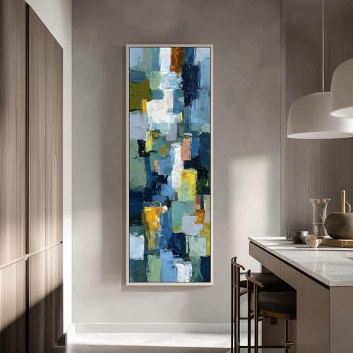 Toile verticale géométrique pour décorer un couloir moderne - 3