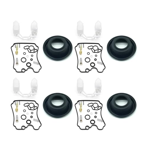 Kit de reparación de carburador para YZF750R (1993-1998) con diafragma de vacío, 4 juegos