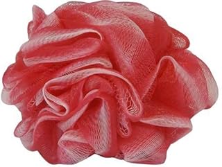 طقم ليفة استحمام من قطعتين WE48-0091، احمر، ضمان لمدة عام واحد