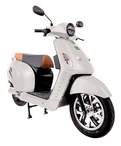 Image of eblu India's 1st Family e Scooter - Feo - Typical Driving Range 110km per charge - Top speed 60 kmph, Xtra - LEG ROOM | COMFORT | SAFETY | STABILITY (Traffic White)