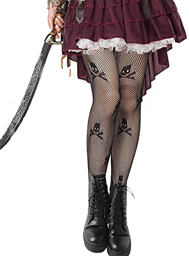 Image of Fishnet Stockings for Women With Stretch Waistband,Fishnets With Reinforced Toes, Fishnet Tights With High Elastic
