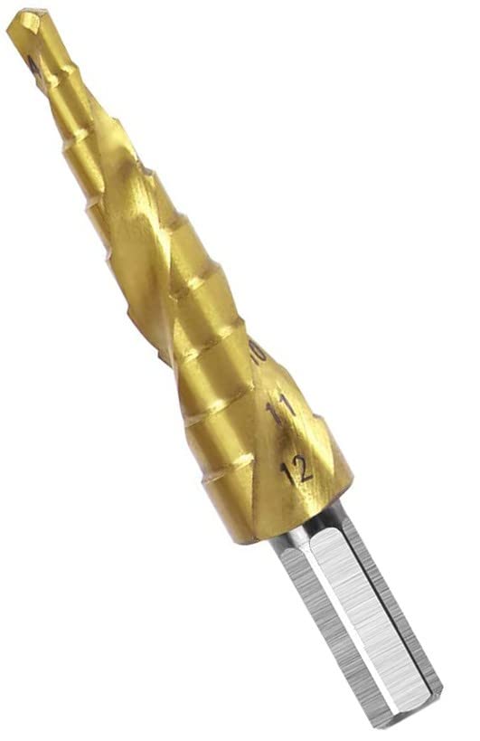 Inditrust Spiral Step Drill bit (4-12 mm) (B0B95W6MZX) Amazon Price History, Amazon Price Tracker
