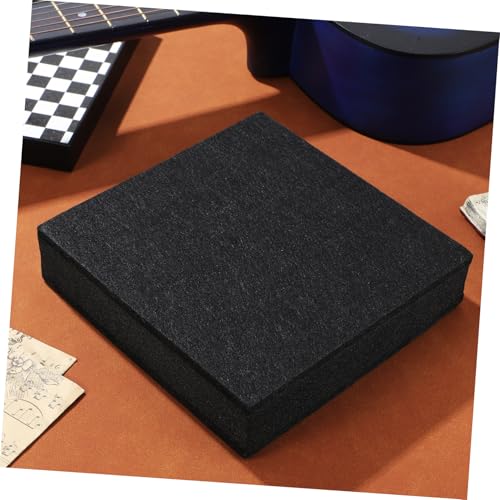 Placa Negra de Plástico y Goma para Aislamiento Acústico para Equipos Subwoofer miniatura 4