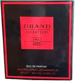 Perfume Brand Collection 203 EDP - Inspiração La Nuit Tresor La Folie Feminino 25ml