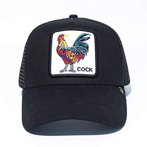 Preisvergleich Produktbild sdssup Specht bestickte Mütze Mesh Auge Kappe Hahn schwarz 1 einstellbar