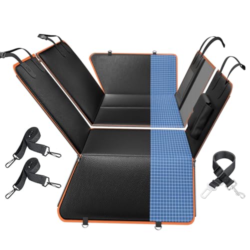 Funda de asiento de coche para perro, para asiento trasero, hamaca impermeable para perro