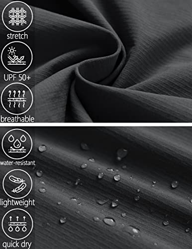 Image of Men's Hiking Pants Convertible Zip Off Lightweight Waterproof Quick Dry Outdoor Fishing Travel Safari Camping