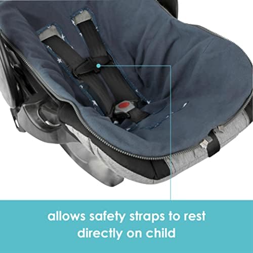 JJ Cole Baby Bundle 365 – Baby Car Seat Cover & Stroller Accessory – Lightweight Baby Bunting for Year Round Comfort — view 5