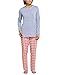 Produktbild Schiesser Damen Selected Premium Anzug lang Zweiteiliger Schlafanzug, Blau (hellblau 805), 36 (Herstellergröße: 036)