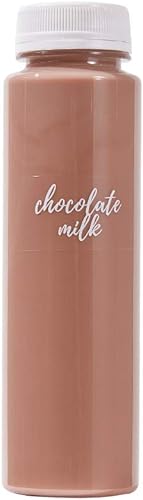 Miniatura 2 de Restaurantware Label Tek - Etiquetas para botellas de leche de chocolate de 1.9 x 1 pulgada, 100 etiquetas resistentes al agua para botellas