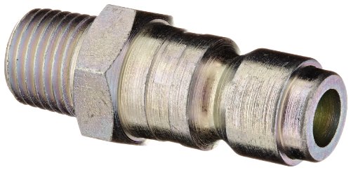 Dixon Valve J3M2 Steel Truflate Automotive Interchange Pneumatic Fitting, Nipple, 3/8