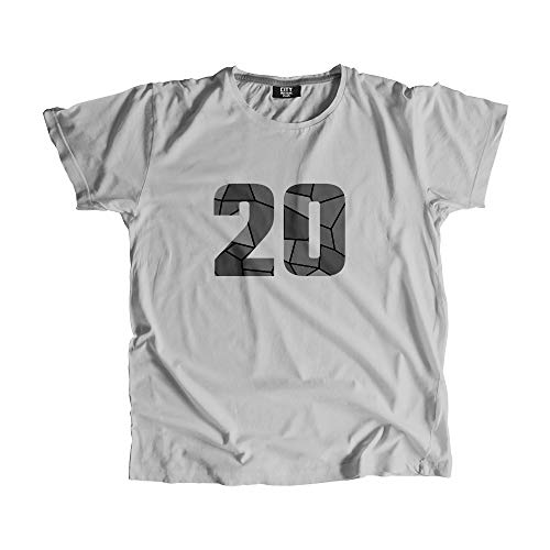 T-shirt 20 Number homme vêtement unisexe été mode casual