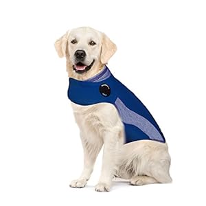 ThunderShirt for Dogs, X Large, Blue Polo – Dog Anxiety Relief Calming Vest