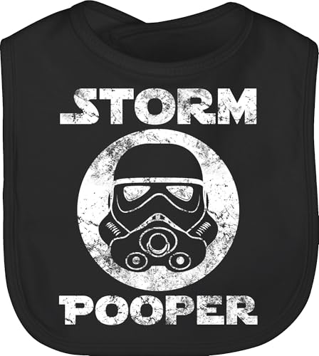 Shirtracer Baby Lätzchen - Sprüche - Storm Pooper Vintage - Unisize -...