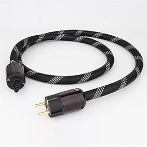 Videokabel Puur koper ONS Netsnoer kabel Audiophile Power Cord Cabl eus Plug met figuur 8 IEC C7 IEC Stroomkabel HIFI Eenvoudig te installeren en gemakkelijk te gebruik