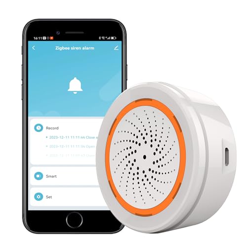 Hub Tuya Zigbee sirène alarme sans fil pour la maison
