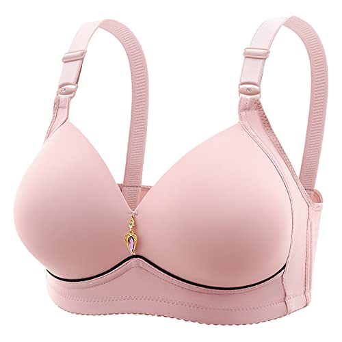 Soutien-gorge sans armature pour femme contre les irritations bonnet rose