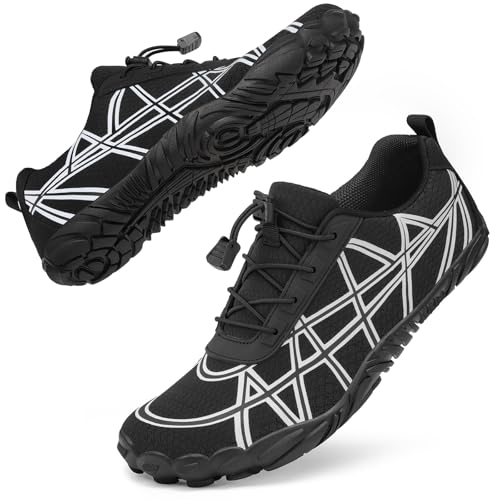 Best Hiking Shoes for Slippery Rocks: 5 Picks 3 Barefoot Water Shoes Women Men Adult Hiking Swim Beach River Pool Hike Guarding Shoes Aqua Socks Protective Comfort Wide Toe Box Width Rock Climbing Vacation Outdoor 2025 New