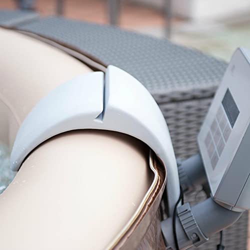 SHATCHI Aufblasbare wasserdichte PVC-Kissen/Baldachin/Fußbad/Ozongenerator/Getränkeaufbewahrung/Lampe, passend für die meisten Spa-Zubehör für MSpa-Whirlpools, Hellgrau