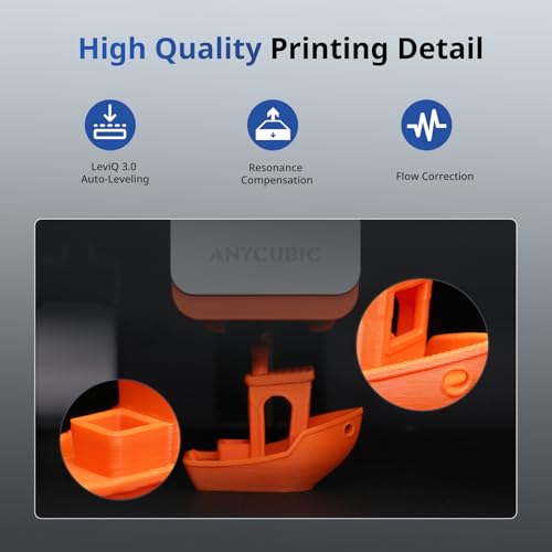 anycubic 3d printer kobra s1 combo multi-color 3d printer max 600mms high speed printing high precision works right out of box sealed storage intelligent mult-filament drying 9834x9834x9834