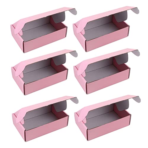 Happyyami 6Piezas Cajas de Envío Urgentes Cajas de Almacenamiento Plegables y Prácticas y Transporte de Ropa Toallas