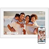 15.6' Frameo Digital Picture Frame WiFi, 1920x1080 IPS FHD Touch Screen Large Electronic Photo Frames, Send Photos from Your Phone from Anywhere, Best Gifts for Parents and Grandparents