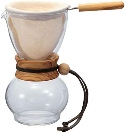 Hario Woodneck Drip Pot, 480ml, Olive Wood image 4