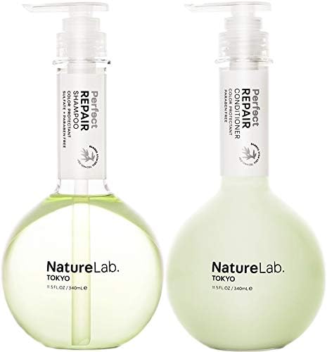 NatureLab. Tokyo ââ‚¬â€œ Perfect Repair restores severely damaged chemically treated hair: Sulfate and cruelty free protects color- 11.5 fl. oz. (Shampoo & Conditioner Duo)