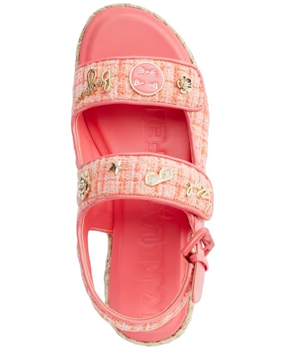 Image of KARL LAGERFELD Women's Charlay Double Strap Sandal With Pin Embellishments