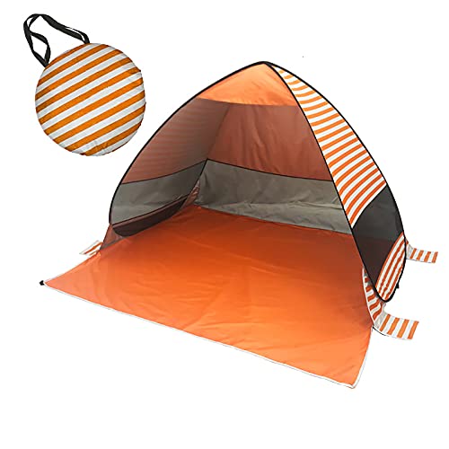 Carpa de playa familiar y toldo solar UV50 portátil y ligera