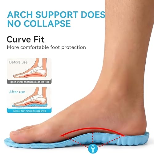 Image of 4D Cloud Steppers Insoles for Men and Women, Work Boot Cushioning Inserts