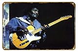 KNIOIL Póster musical de Albert Collins The Ice Axe de metal, vintage, con logotipo de la familia, club, bar, cafetería, dormitorio, decoración de pared, regalo, 8 x 12 pulgadas