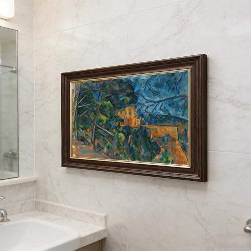 Impression toile Château Noir Cézanne édition d'art encadrée