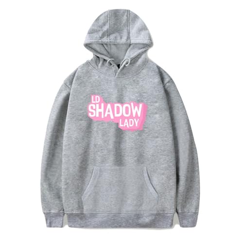 BUIWOT Unisex Ldshadowlady Black Hoodie, Pink Heart Print Ldshadowlady Sweatshirt Boys Girls Long Sleeve Sweatshirt Unisex Sportswear XS-3XL-Grey||m BUIWOT Unisex Ldshadowlady Black Hoodie, Pink Heart Print Ldshadowlady Sweatshirt Boys Girls Long Sleeve Sweatshirt Unisex Sportswear XS-3XL-Grey||m